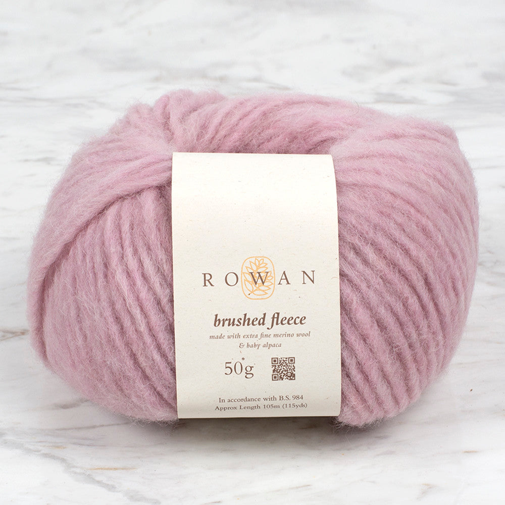 Rowan Brushed Fleece 50gr Pudra pembe El Örgü İpi - 269
